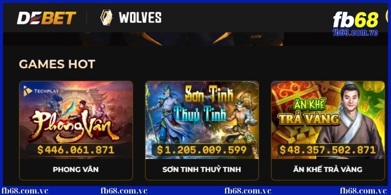 Game Debet - Sân chơi cá cược uy tín chất lượng hàng đầu 2 Sản phẩm game Debet ăn khách hiện nay